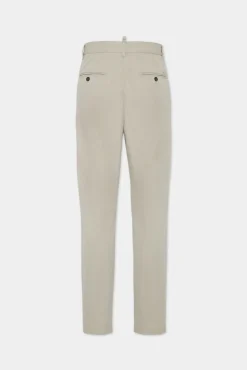One Pleat Cotton Pant