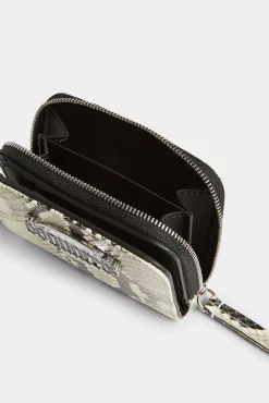 Python Gothic Dsquared2 Leather Zip Wallet