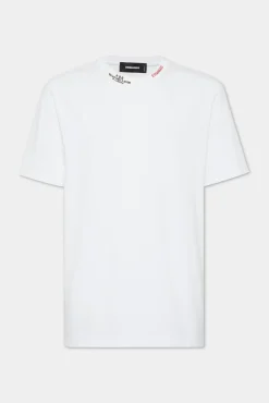 Regular Fit Embroidered Neck T-Shirt