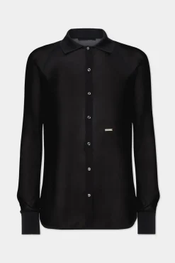 Ribbed Sheer Shirt