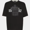 Spray Dyed Loose Fit Crush T-Shirt
