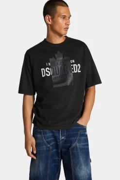 Spray Dyed Loose Fit Crush T-Shirt