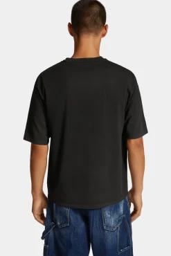 Spray Dyed Loose Fit Crush T-Shirt