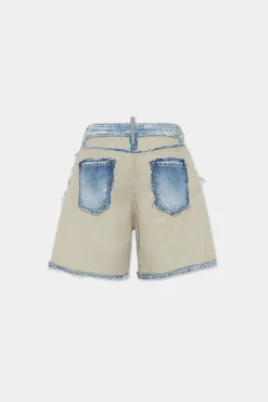Super Ripped Mixed Boxer Jean Shorts