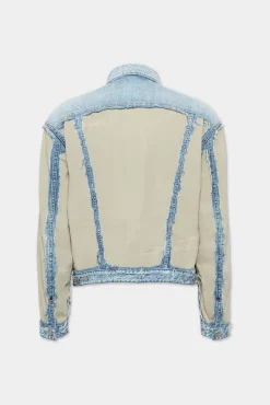 Super Ripped Mixed Jacket
