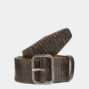 Vintage Buckle Scallop Belt