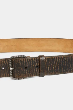Vintage Buckle Scallop Belt