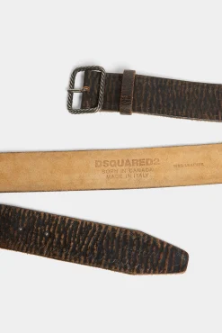Vintage Buckle Scallop Belt