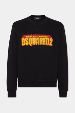 Wash Cool Fit Crewneck 3D Logo Sweatshirt