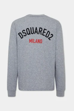 Wash Loose Fit D2 Milano Long Sleeve T-Shirt