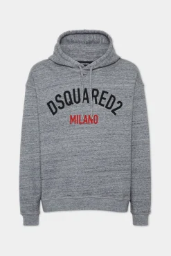 Wash Relax Fit Logo Hoodie