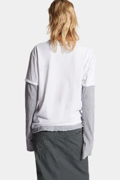 Washed And Destroyed Invicta Long Sleeved T-Shirt