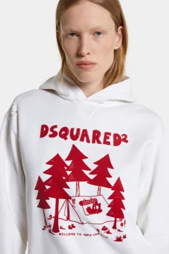 Washed And Destroyed Just Right Fit Hoodie