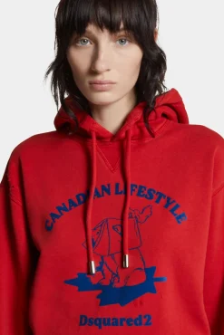 Washed And Destroyed Just Right Fit Hoodie