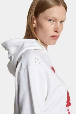 Washed And Destroyed Just Right Fit Hoodie