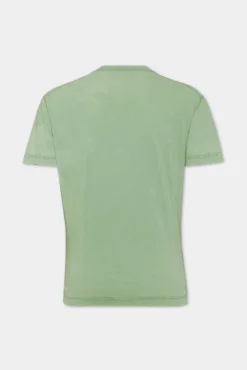 White Fade Just Right Fit Handwritten Logo T-Shirt