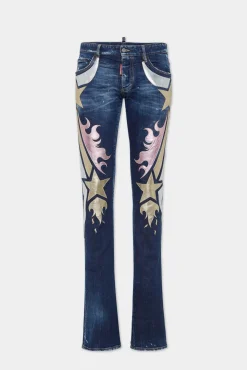 Wrestlermania Wash Sharpei Flared Bootcut Jeans
