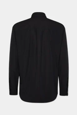 Zipped Dropped Shoulder Shirt